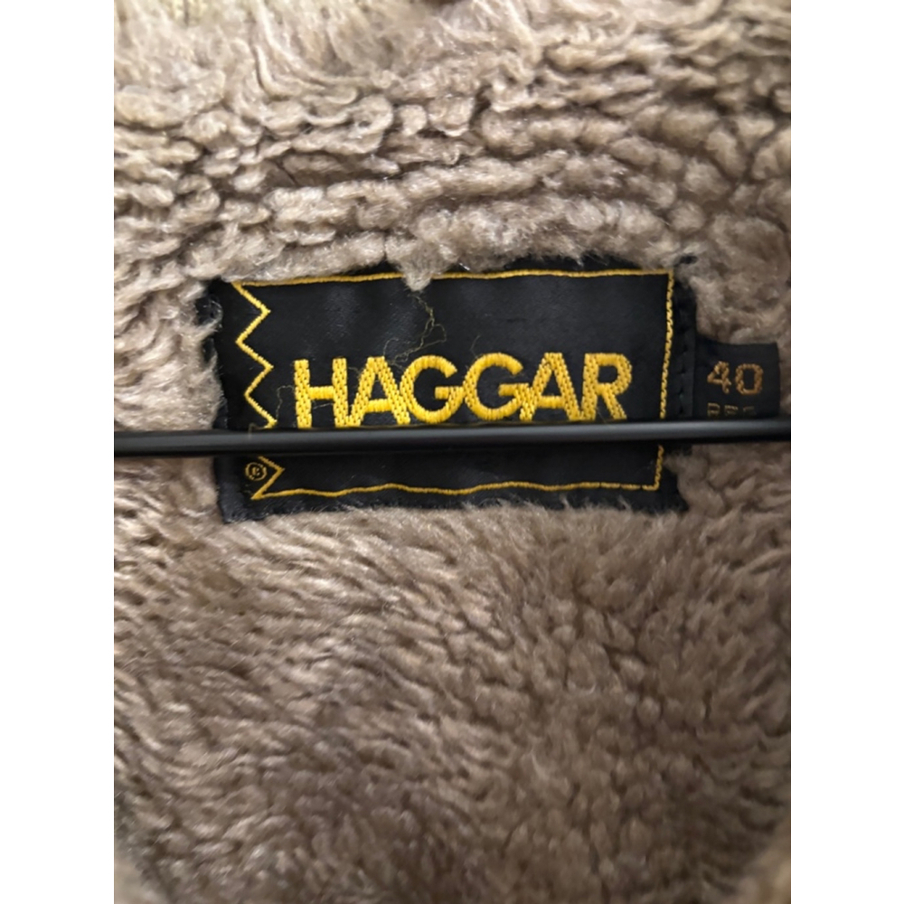 Men's Haggar Jacket Beige Size 40 - Picture 3 of 5